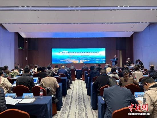 11月13日,第二届洪泛湖泊湿地生态系统观测与研究学术交流活动在“中国候鸟小镇”江西永修吴城镇举办。记者 李韵涵 摄.jpg 11月13日,第二届洪泛湖泊湿地生态系统观测与研究学术交流活动在“中国候鸟小镇”江西永修吴城镇举办。记者 李韵涵 摄.jpg