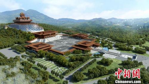 浙江奉化雪窦山"弥勒圣坛"奠基