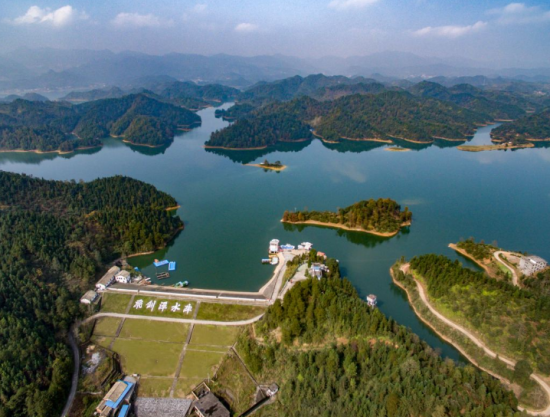 飞剑潭水库全景
